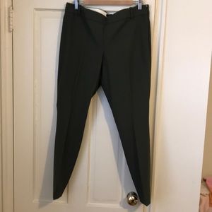 J Crew Minnie Side Zip Tapered Leg Trousers